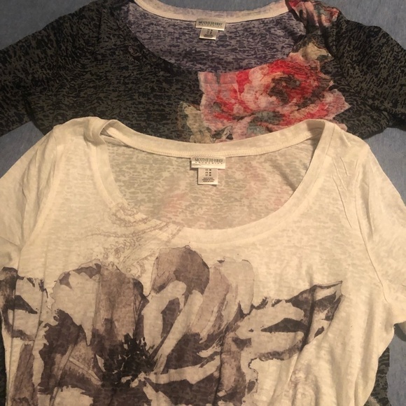 2 Motherhood Maternity Long Sleeve Shirts - Picture 2 of 9